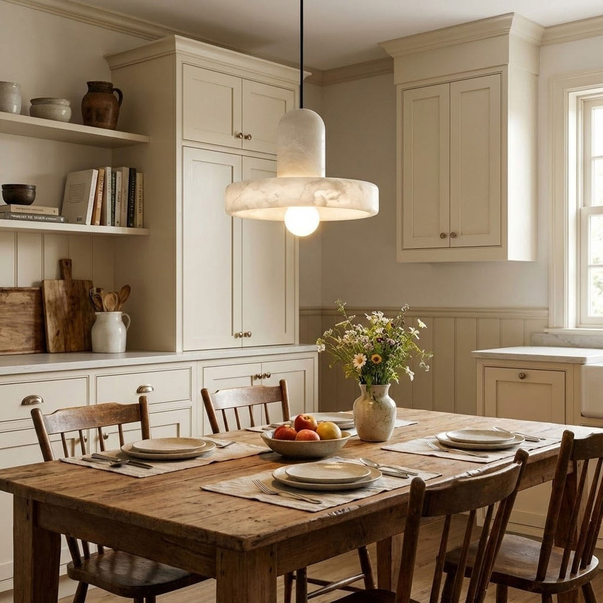 Carrara Pendelleuchte aus Alabaster