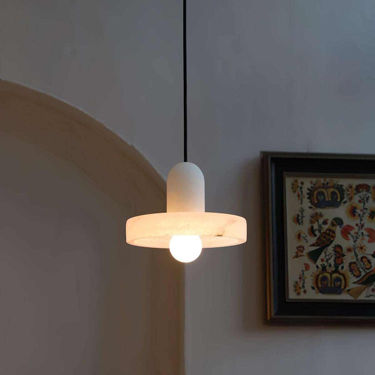 Carrara Pendelleuchte aus Alabaster