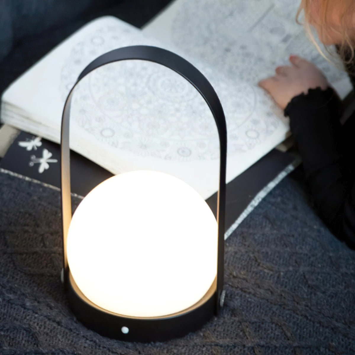 Zenon Glas Minimalistische Tischleuchte
