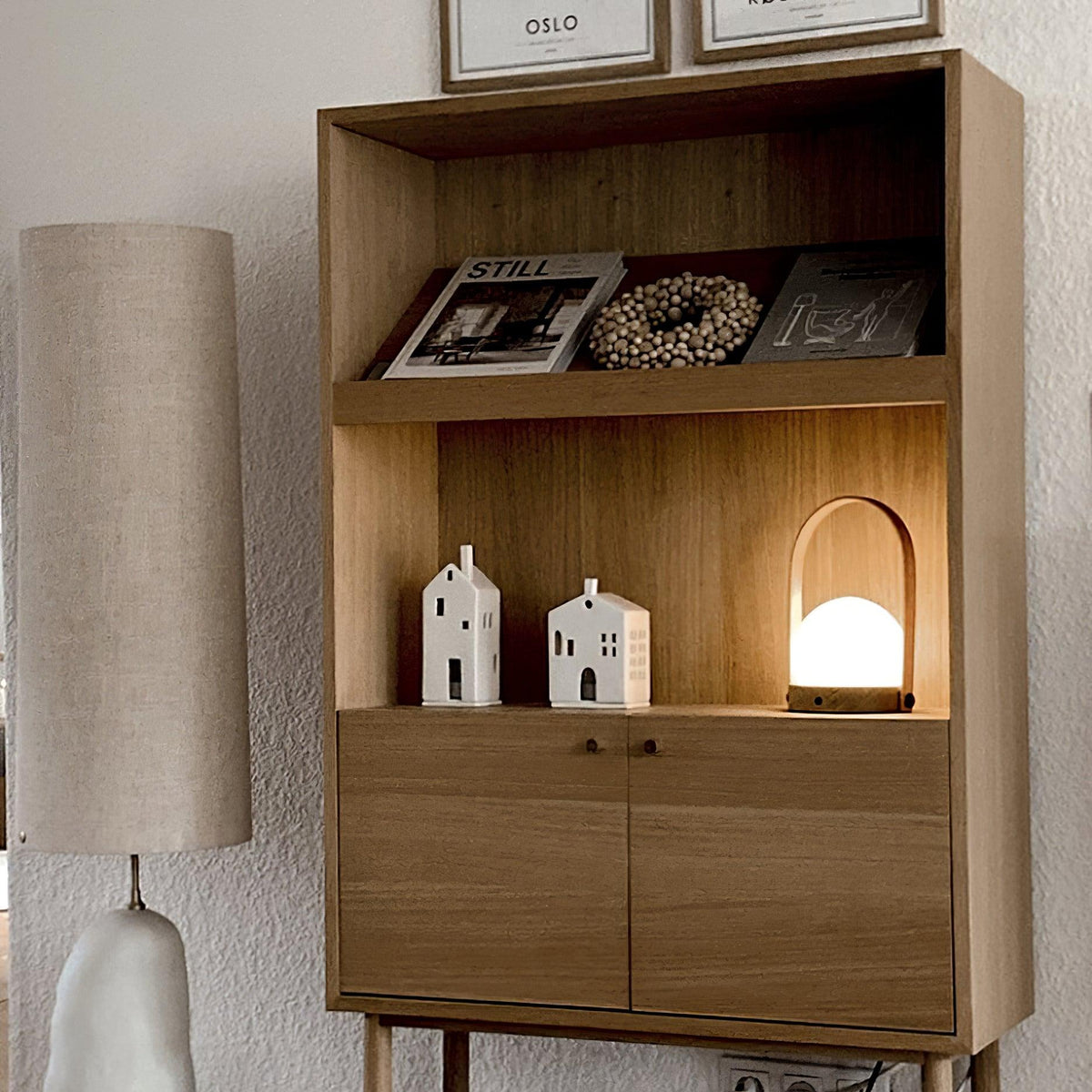 Zenon Glas Minimalistische Tischleuchte