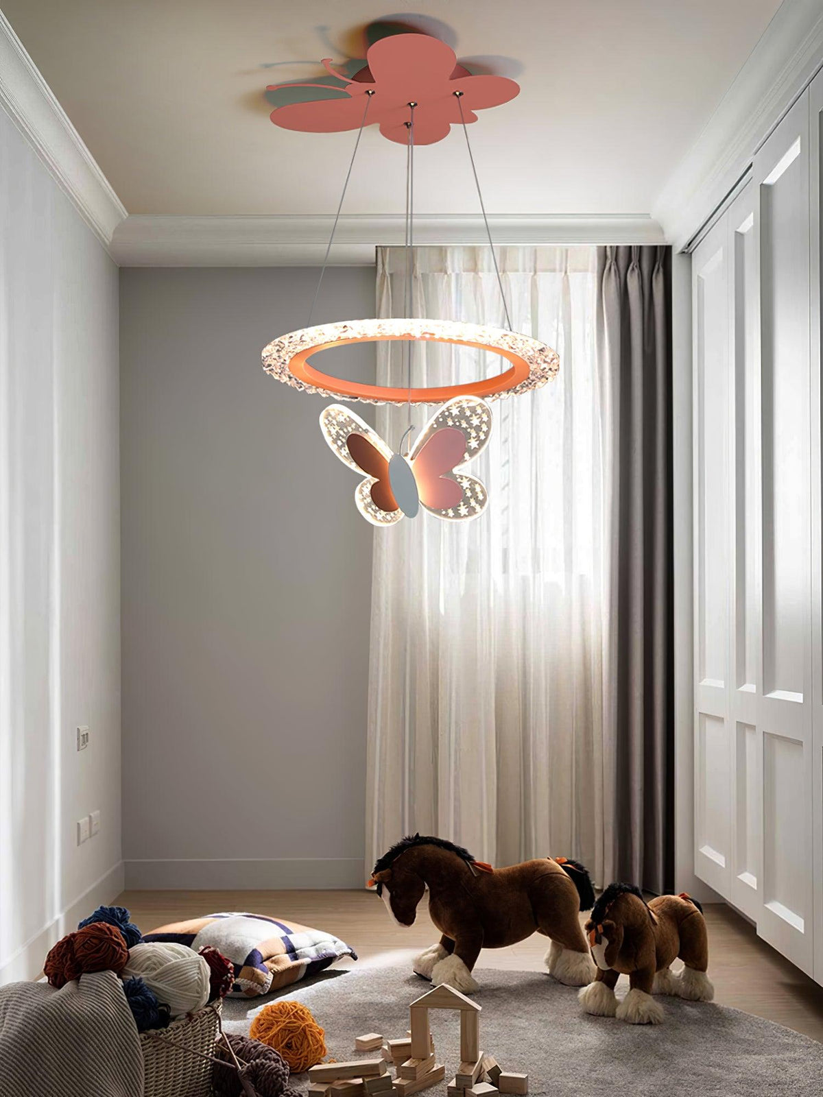 Orlina Acryl-Industrielle Pendelleuchte