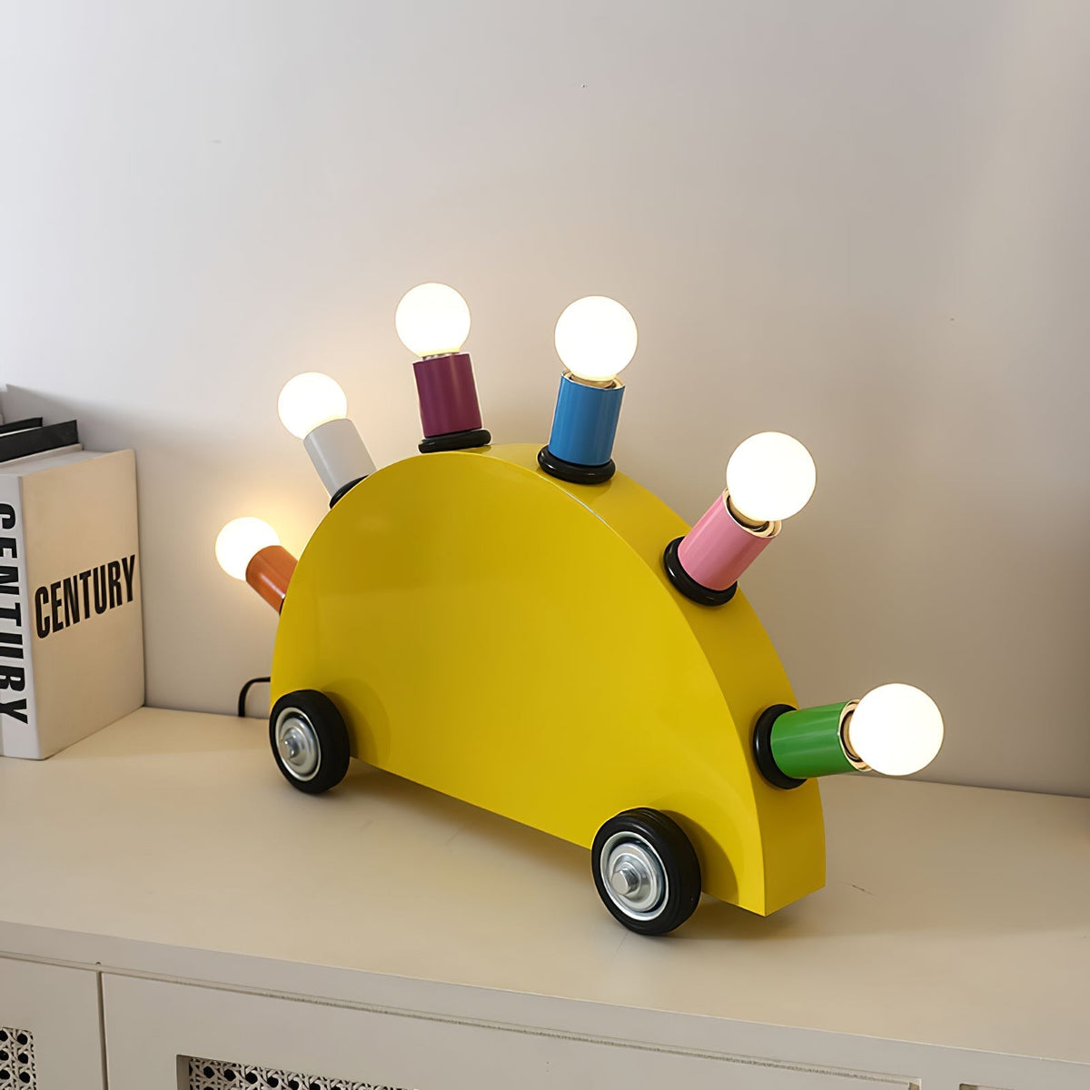 Mirerette Tischleuchte Auto bunt Kinderzimmer