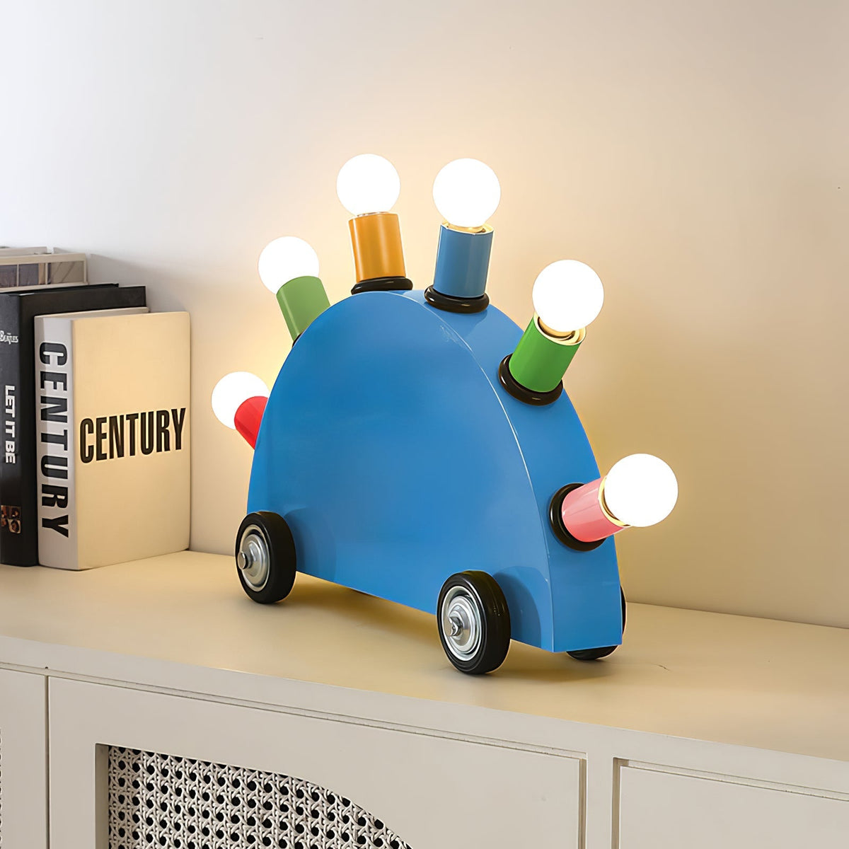 Mirerette Tischleuchte Auto bunt Kinderzimmer