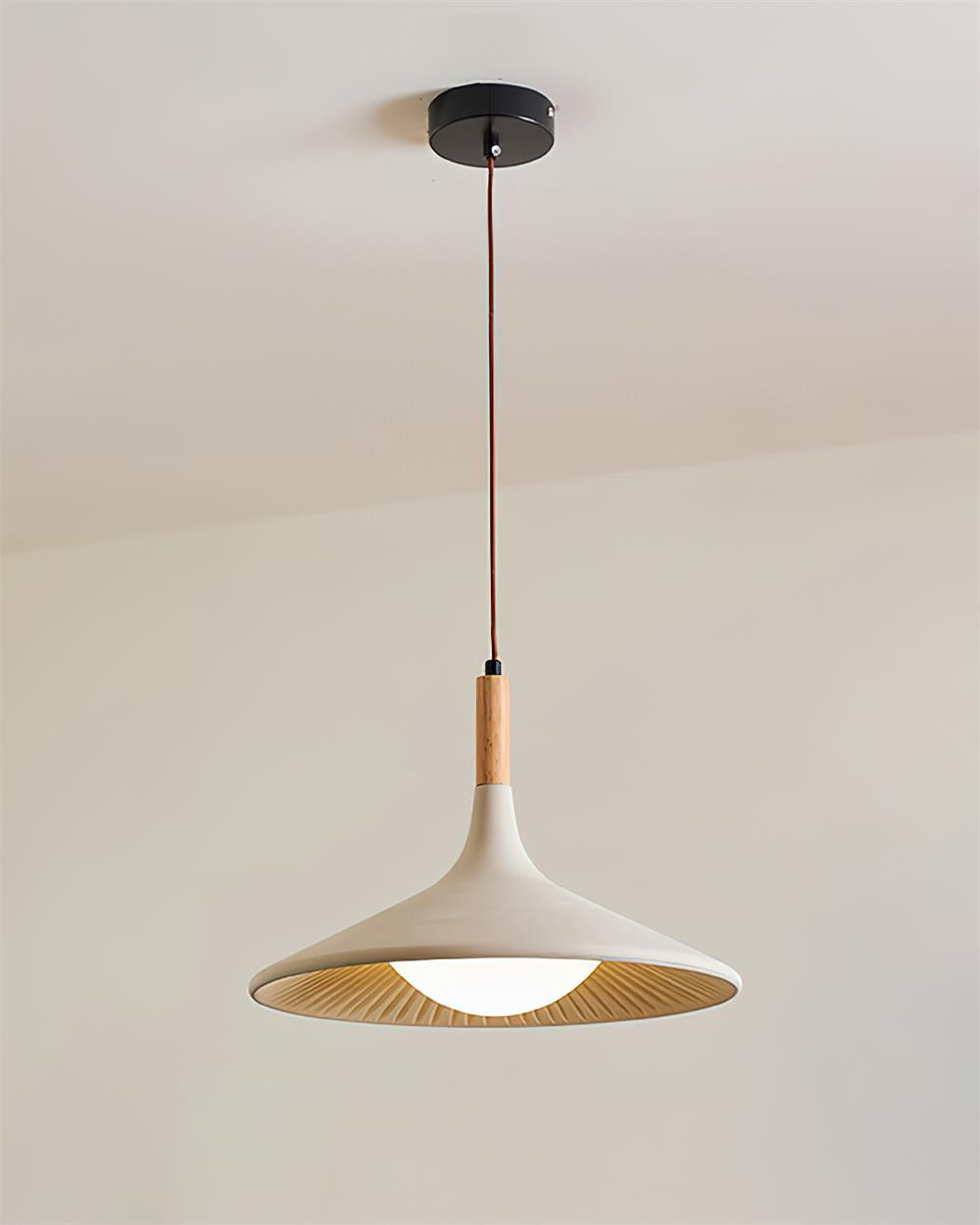 Holz-Pendelleuchte
