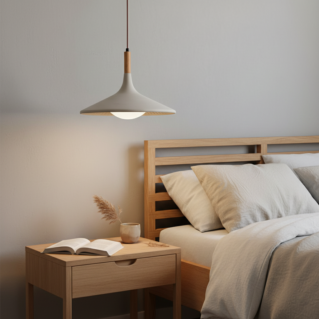 Holz-Pendelleuchte