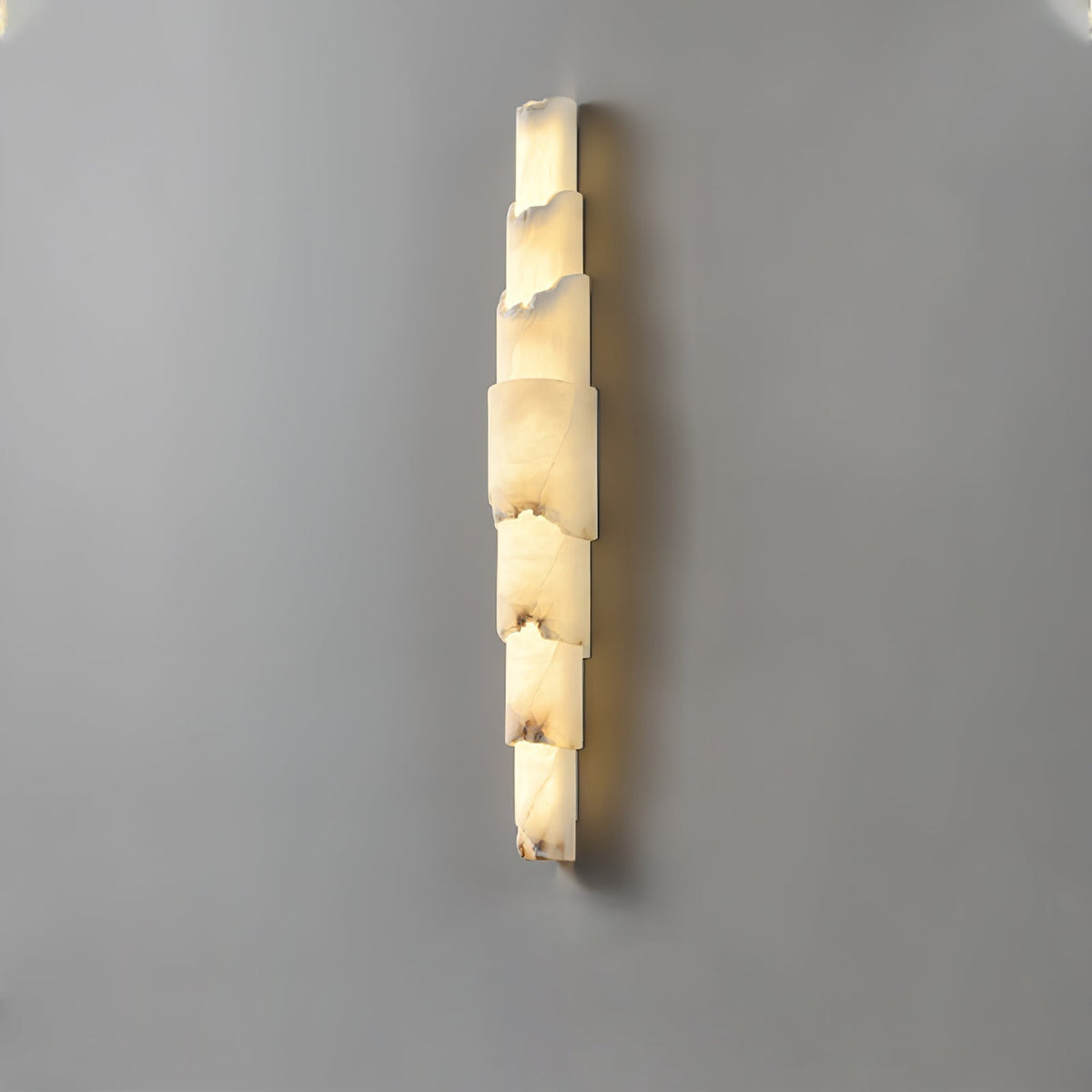 Caspian mehrschichtige Alabaster-Wandleuchte