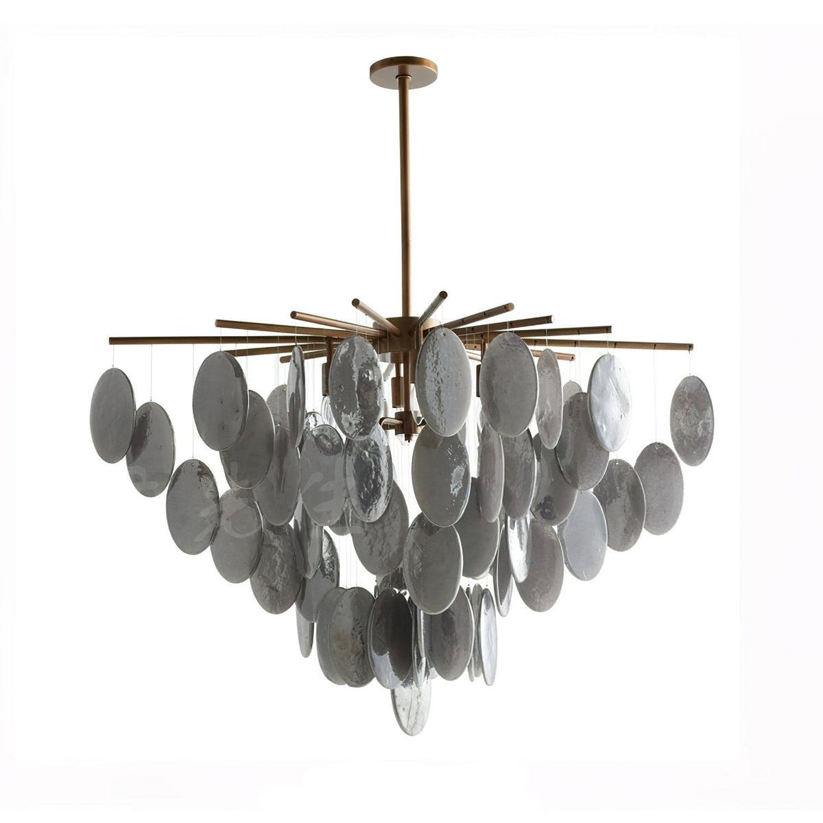 Isaiah luxuriöser Kronleuchter aus Glas