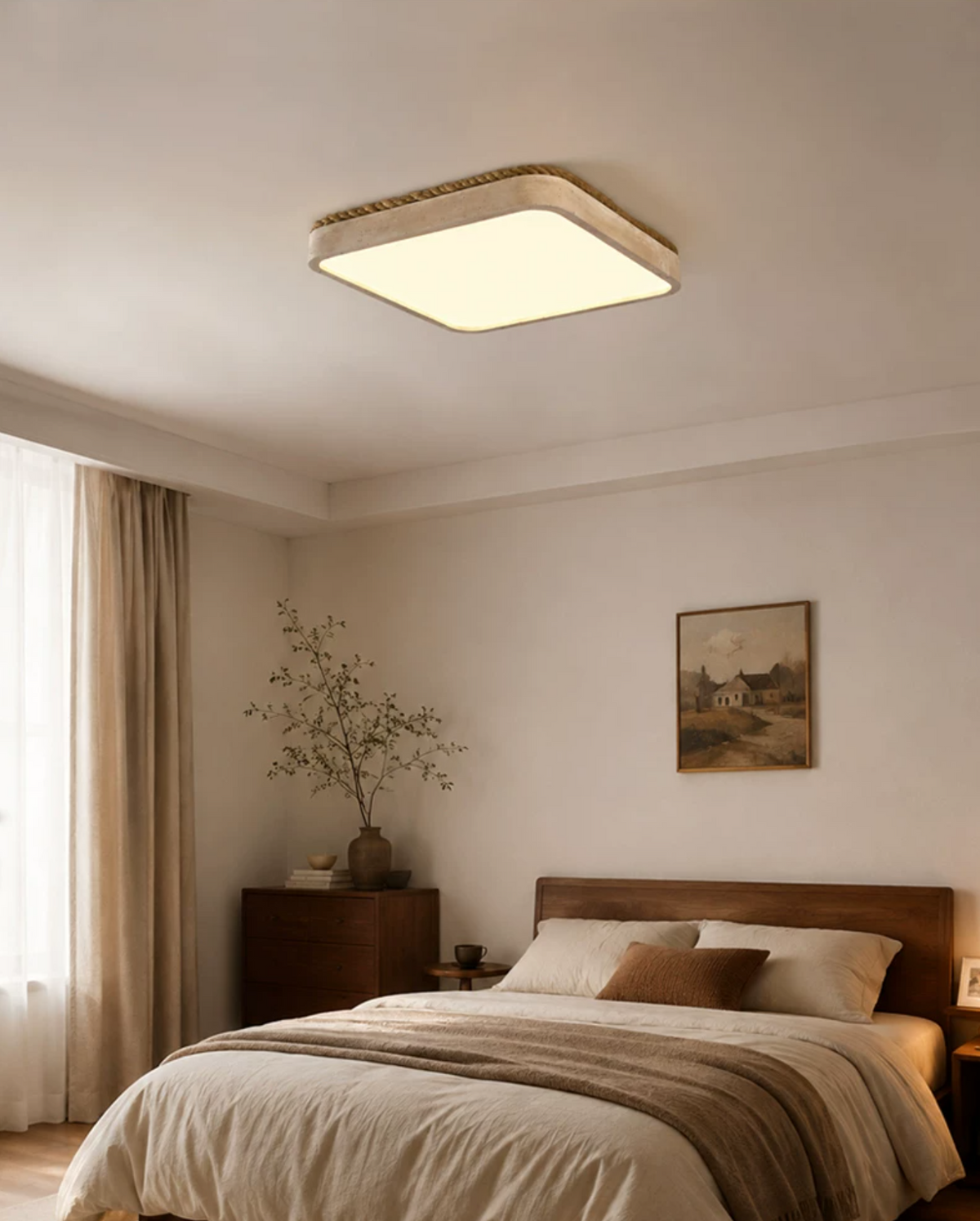 Ivermont Travertin-Deckenleuchte
