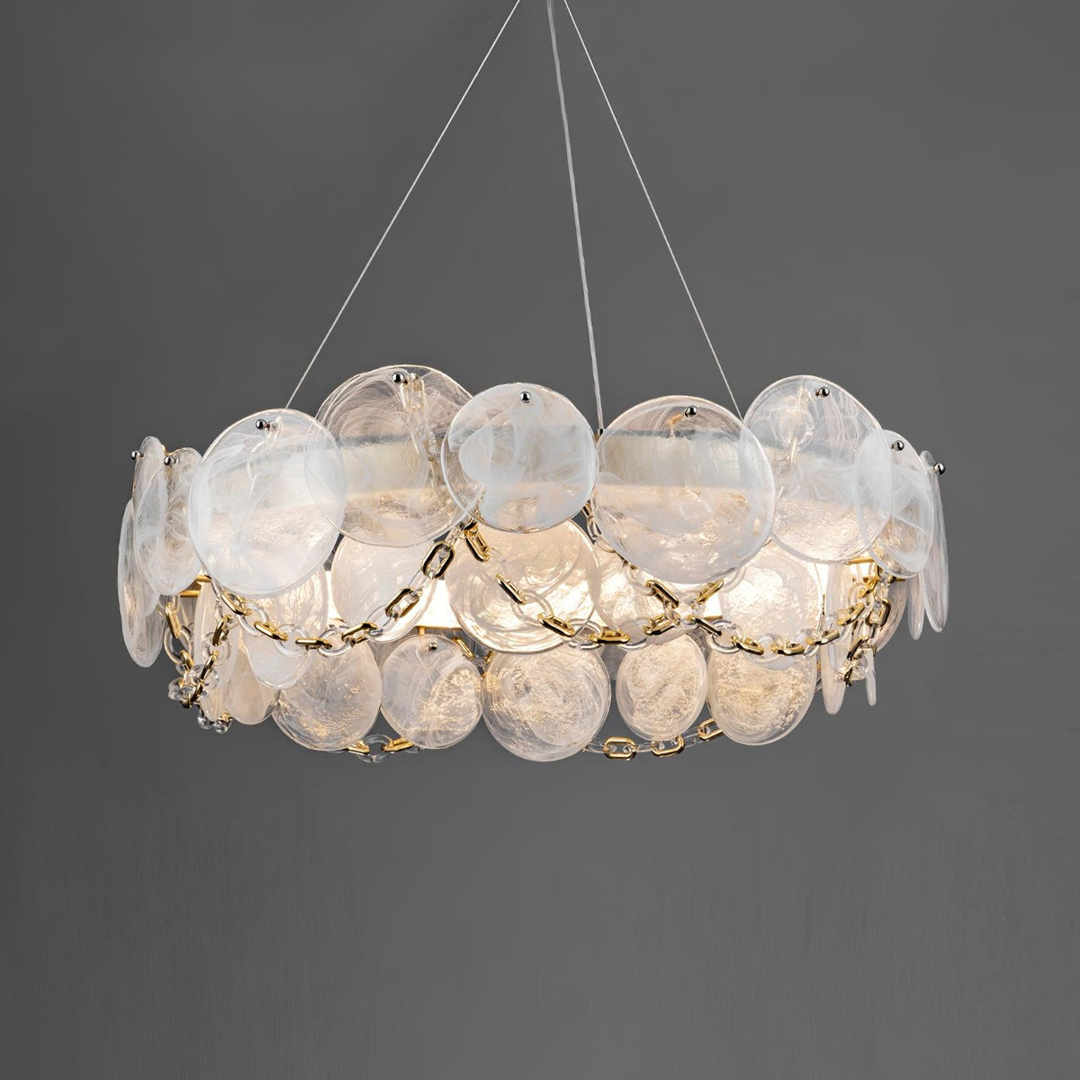 Celinaria luxuriöser Kronleuchter aus Glas