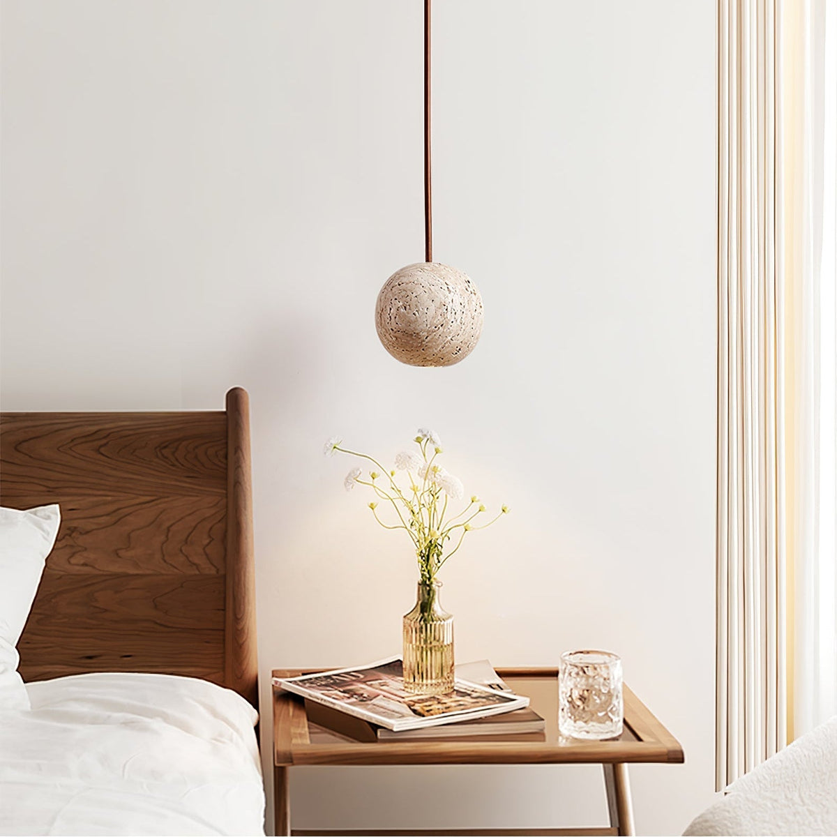 Trio Travertine Pendelleuchte