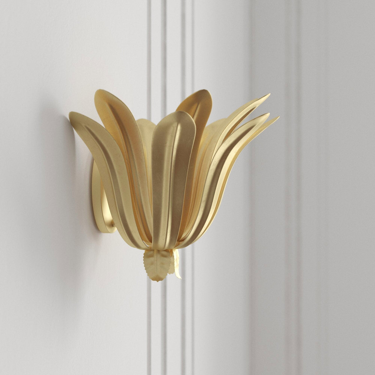 Solivette Messing-Wandleuchte