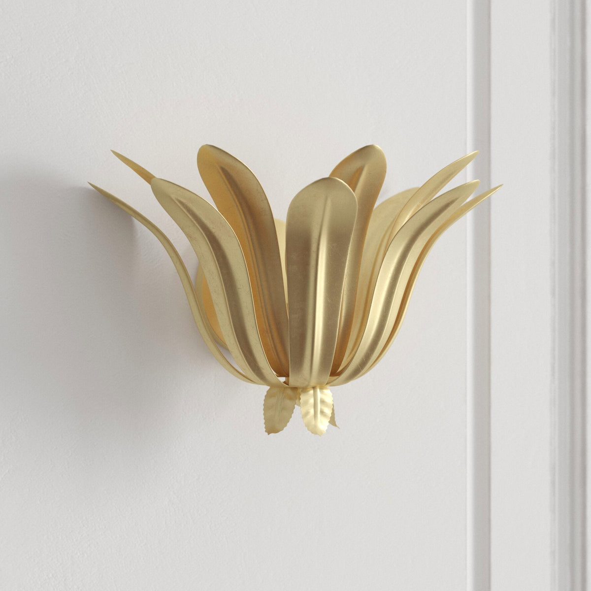 Solivette Messing-Wandleuchte