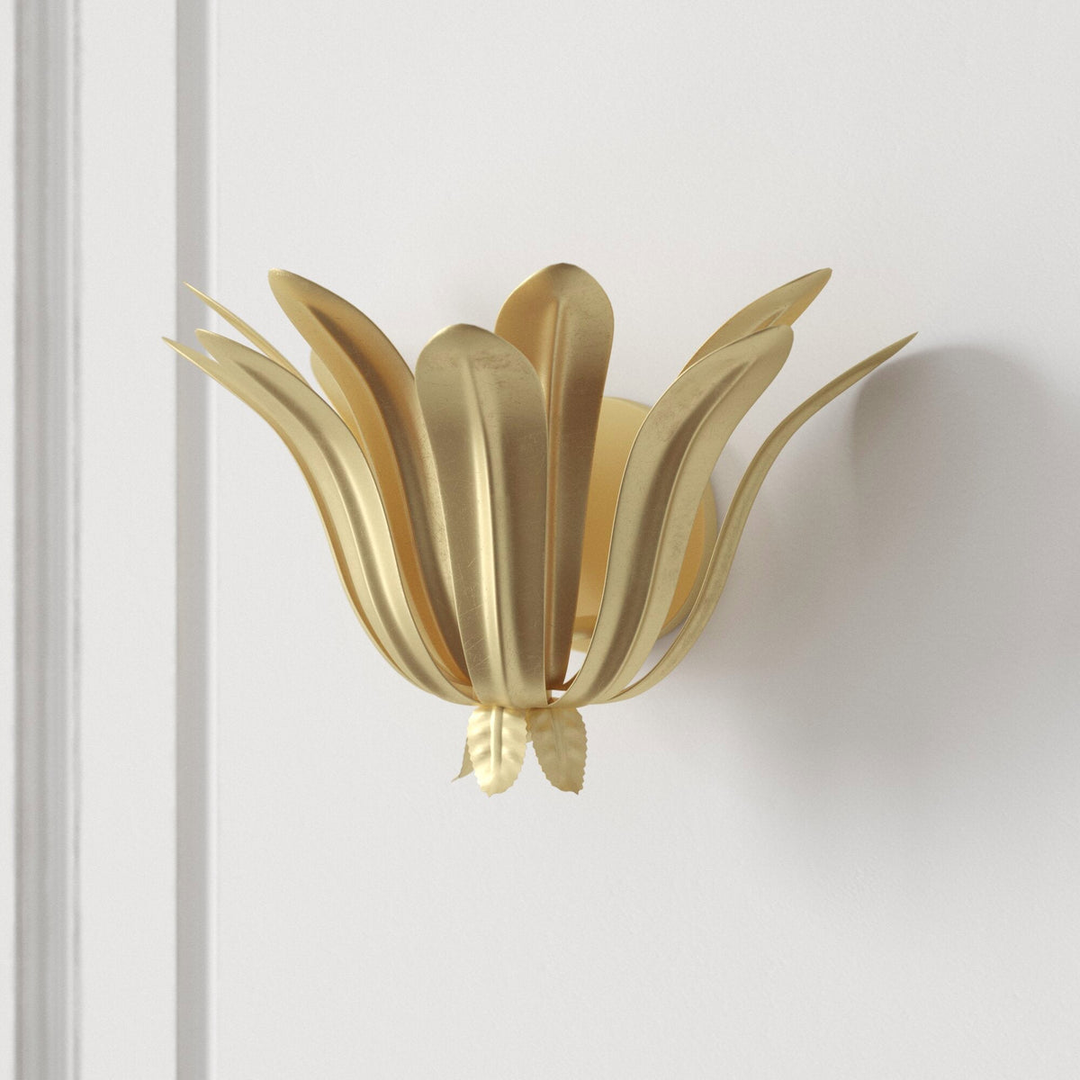 Solivette Messing-Wandleuchte
