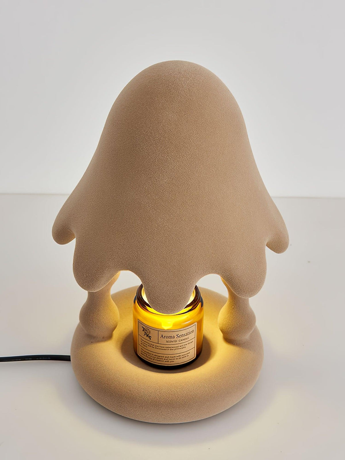 Alcariol Tischlampe aus flockigem Kunstharz