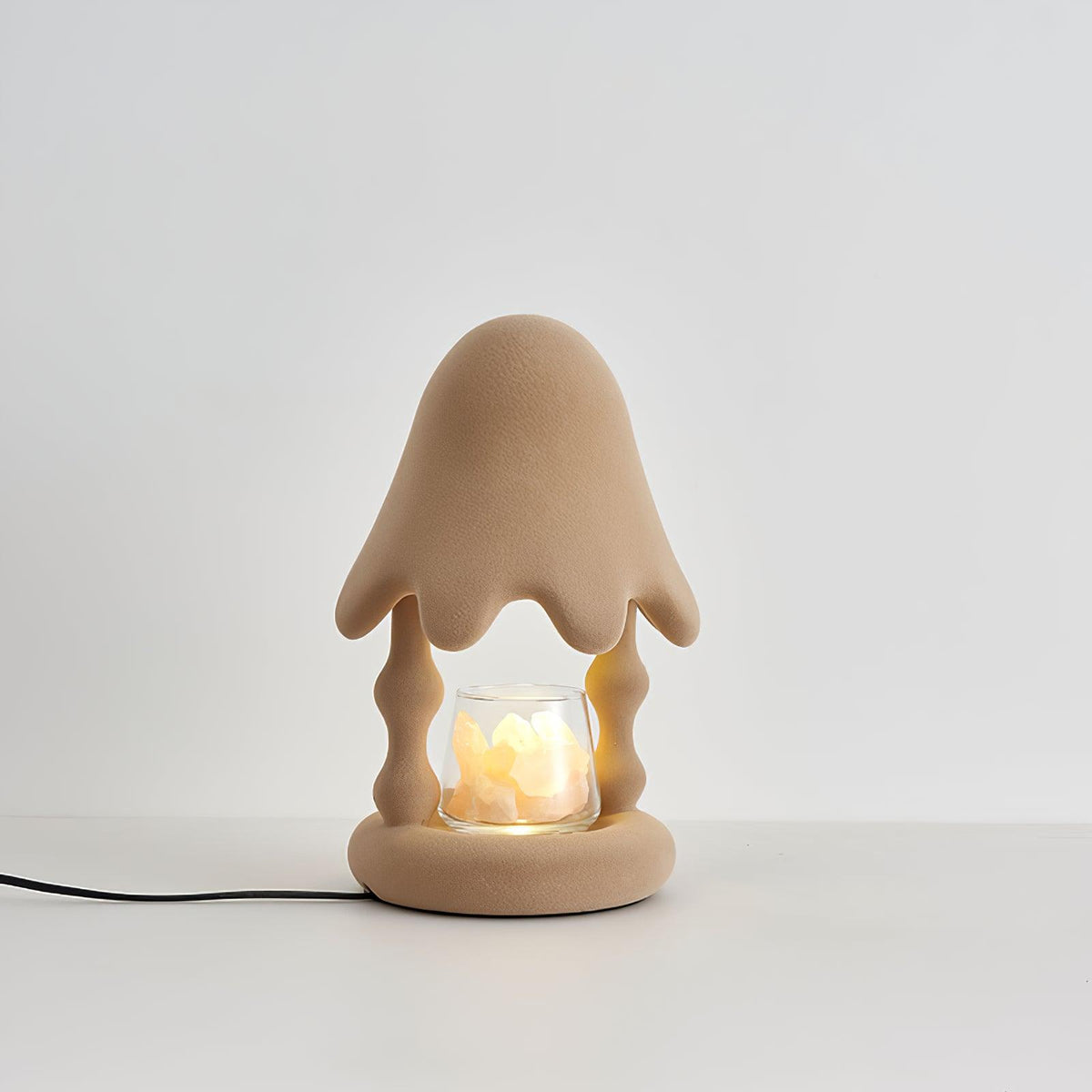 Alcariol Tischlampe aus flockigem Kunstharz