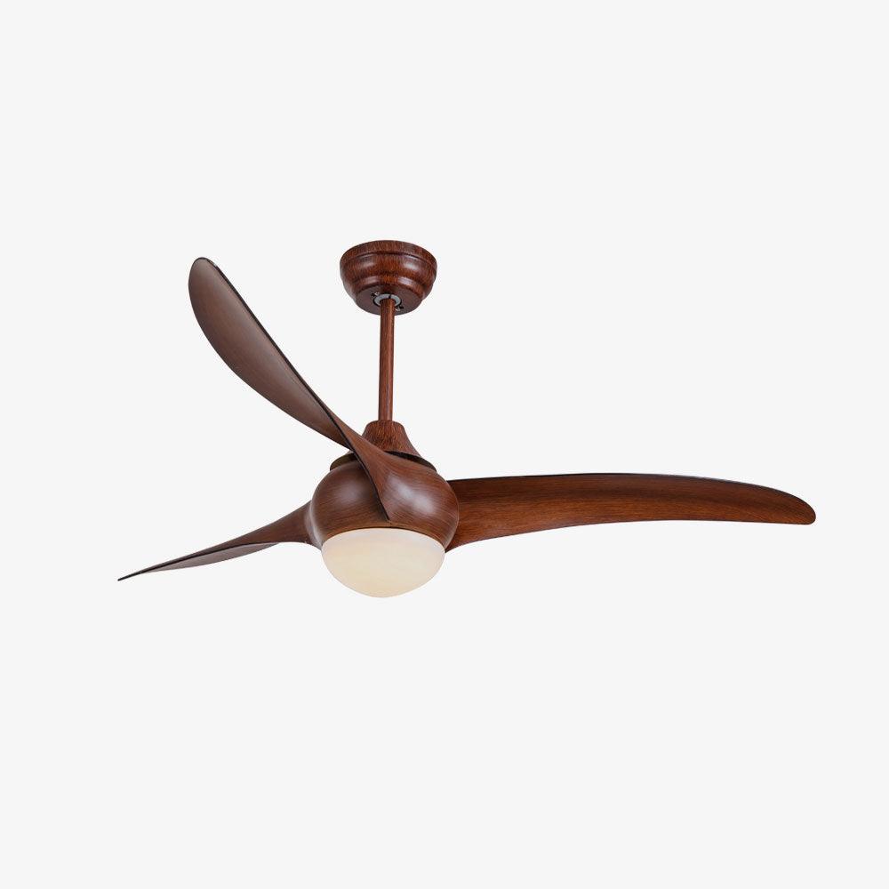 Selerena Deckenventilator mit Beleuchtung in natürlicher Tradition
