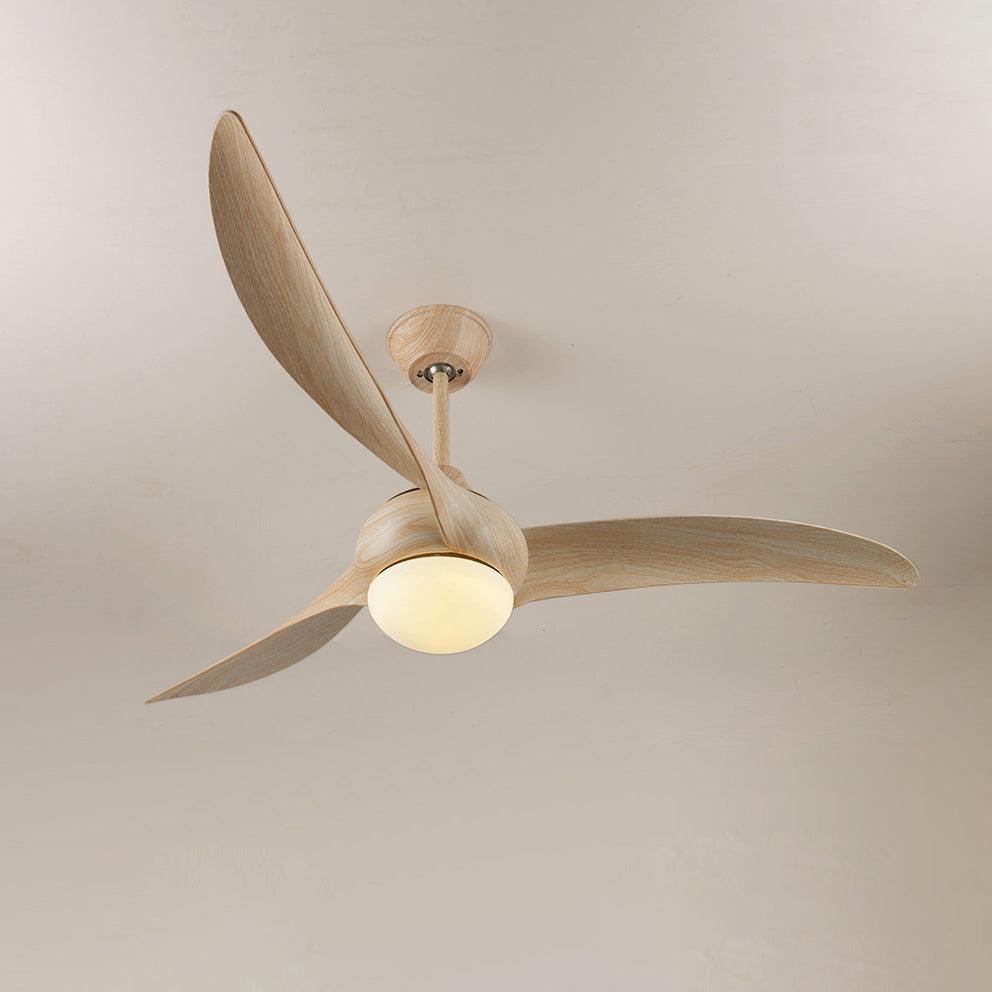Selerena Deckenventilator mit Beleuchtung in natürlicher Tradition