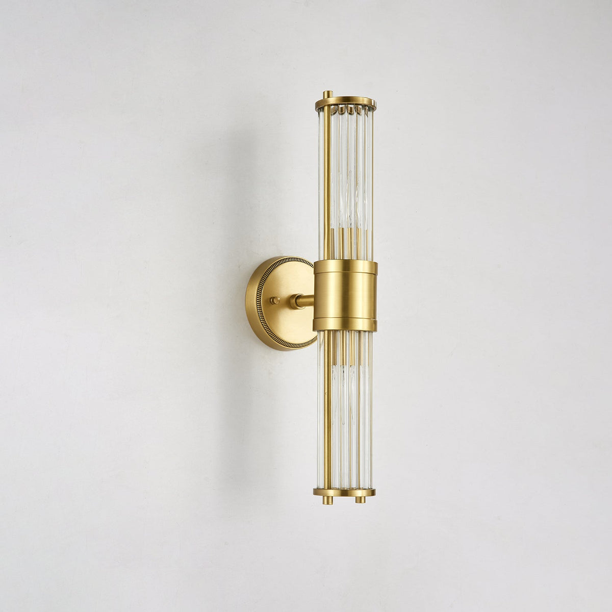 Vevenisra skandinavische Kunstwerk Zylinder-Glas-Wandleuchte