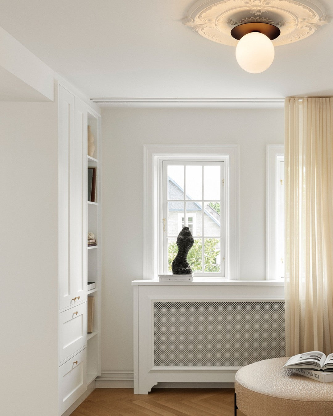 Irinor Premium zeitgenössische Kunst-Wandleuchte aus Messing