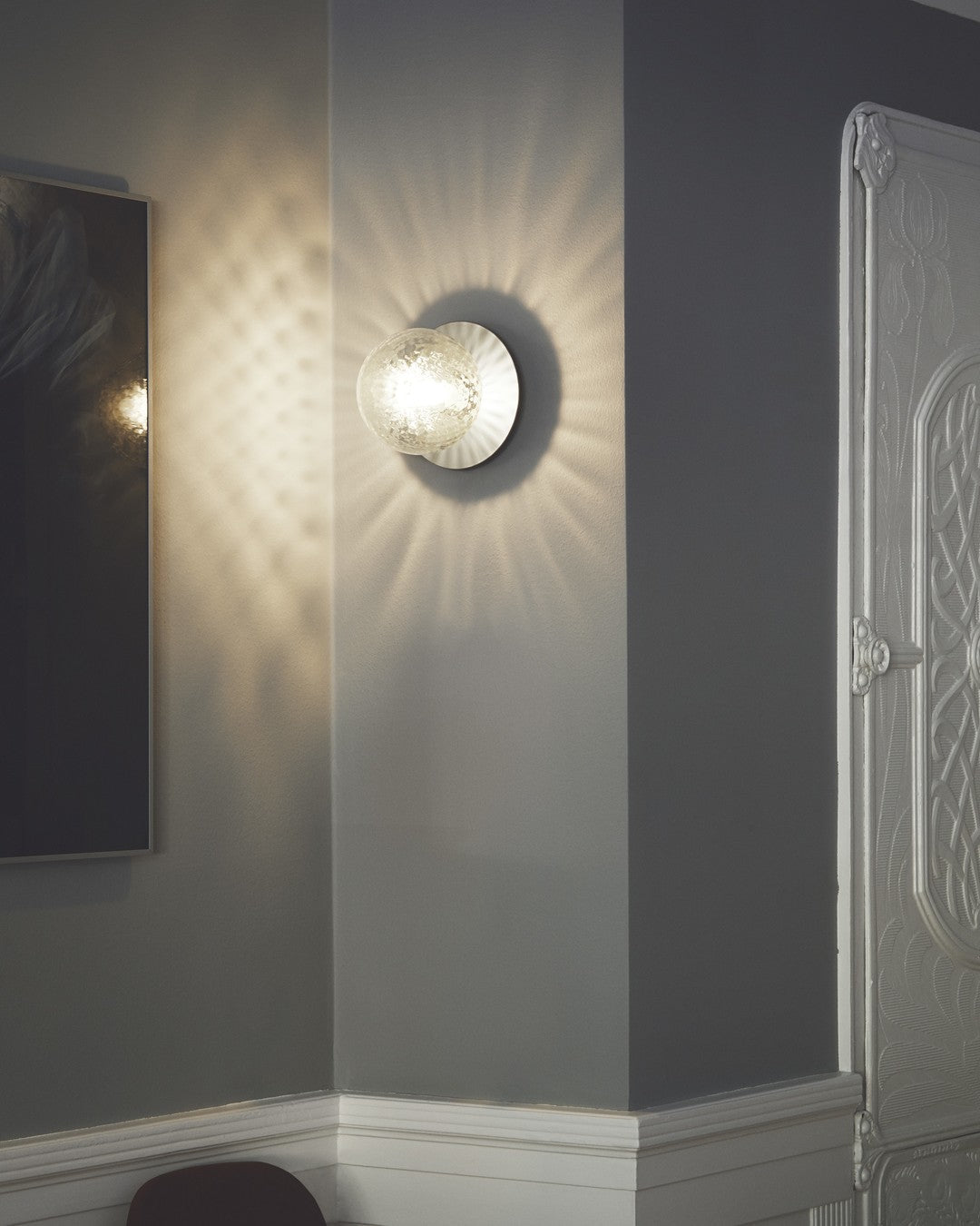 Irinor Premium zeitgenössische Kunst-Wandleuchte aus Messing