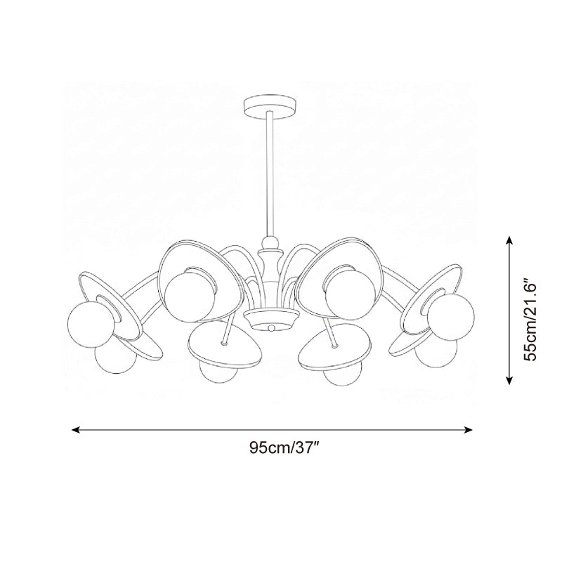 Terioira Orbit Kronleuchter