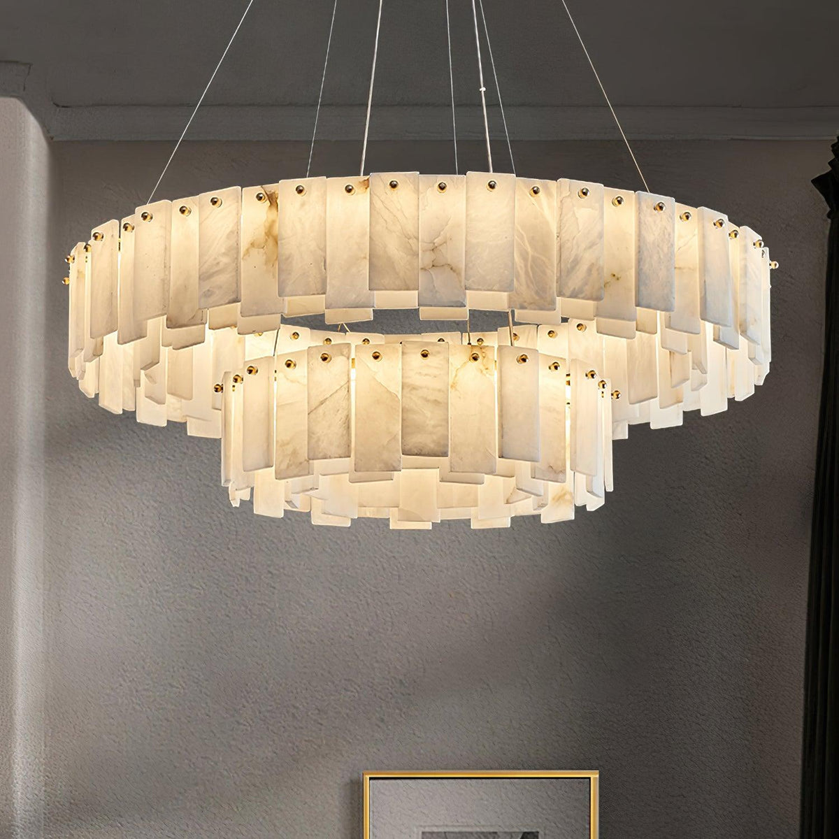 Vodore Alabaster Pendelleuchte