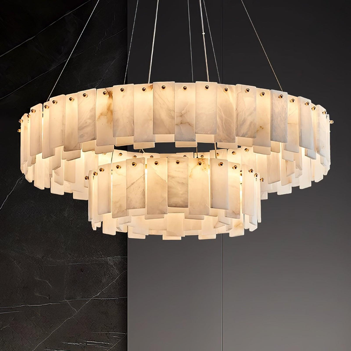 Vodore Alabaster Pendelleuchte