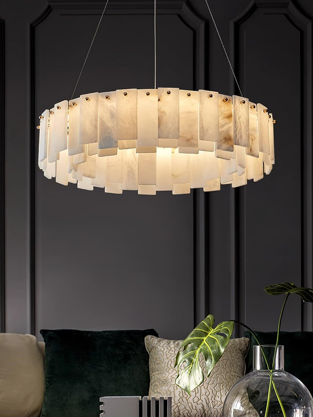 Vodore Alabaster Pendelleuchte