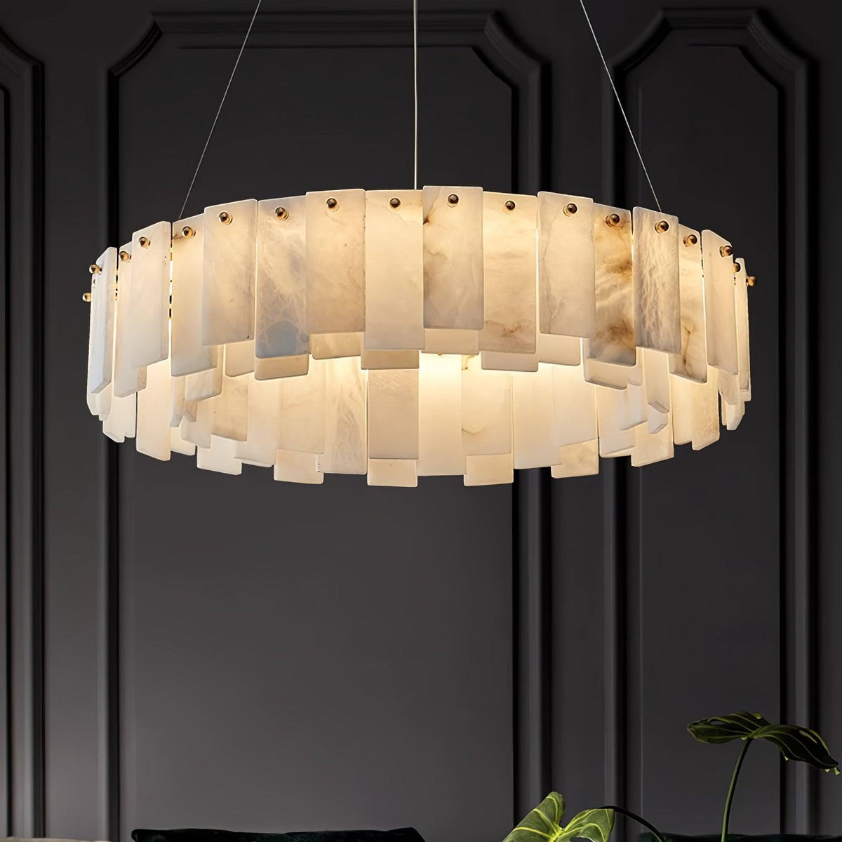 Vodore Alabaster Pendelleuchte