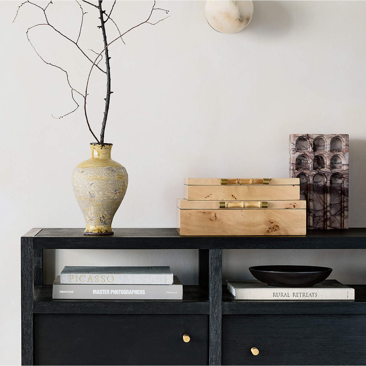Avenisenne Twobody Celestial Doppelte Alabaster-Wandleuchte