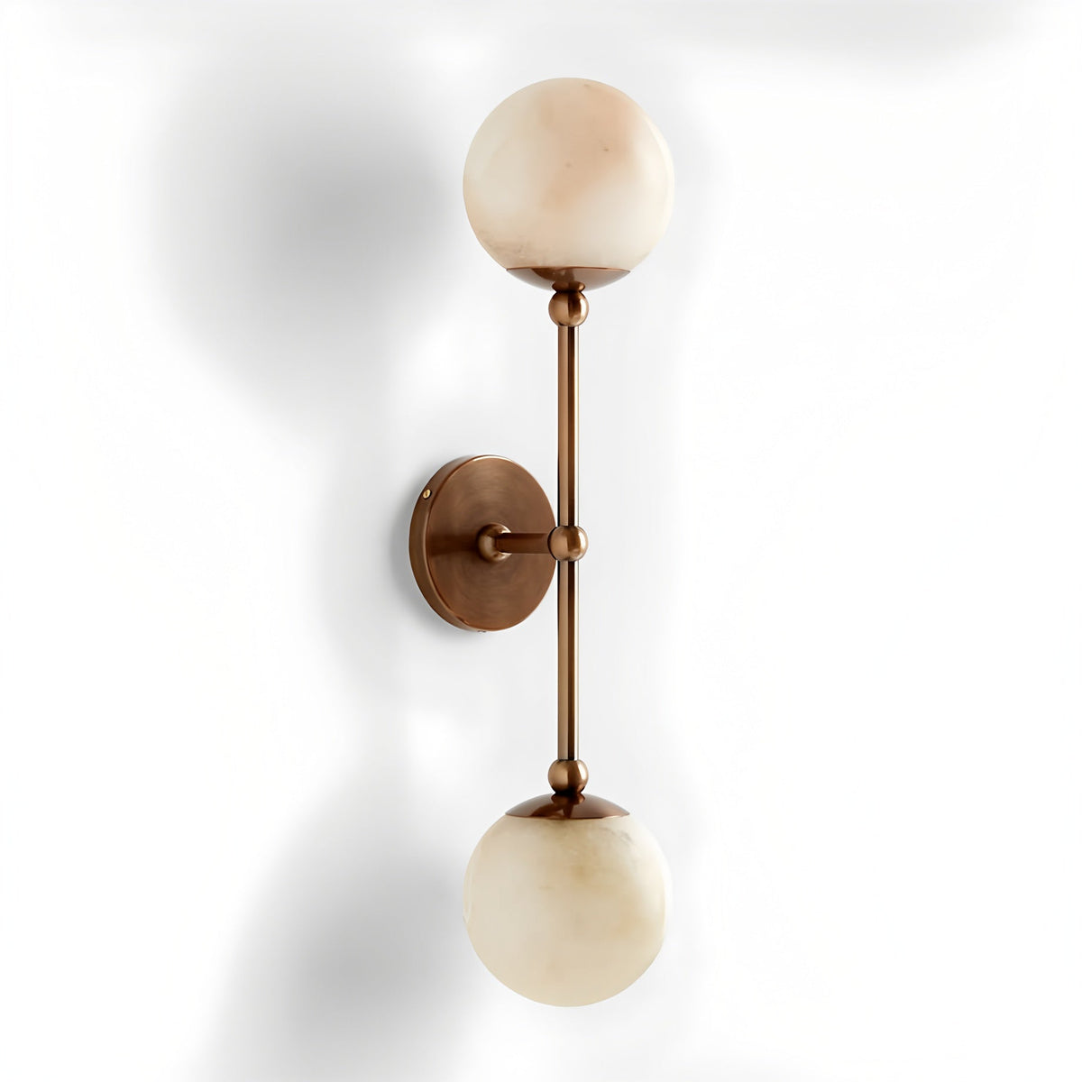 Avenisenne Twobody Celestial Doppelte Alabaster-Wandleuchte