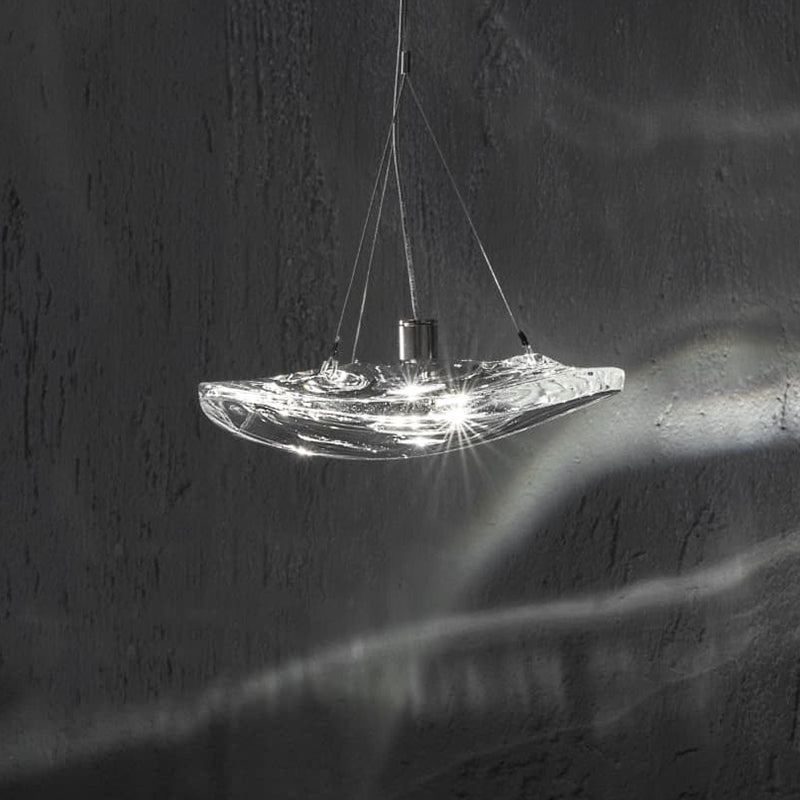 Glacial Kronleuchter „ Float Cascade“ aus Glas