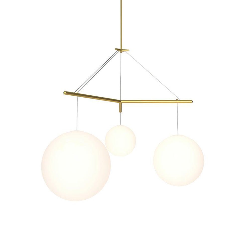 Triad Minimalistische Pendelleuchte aus Glas