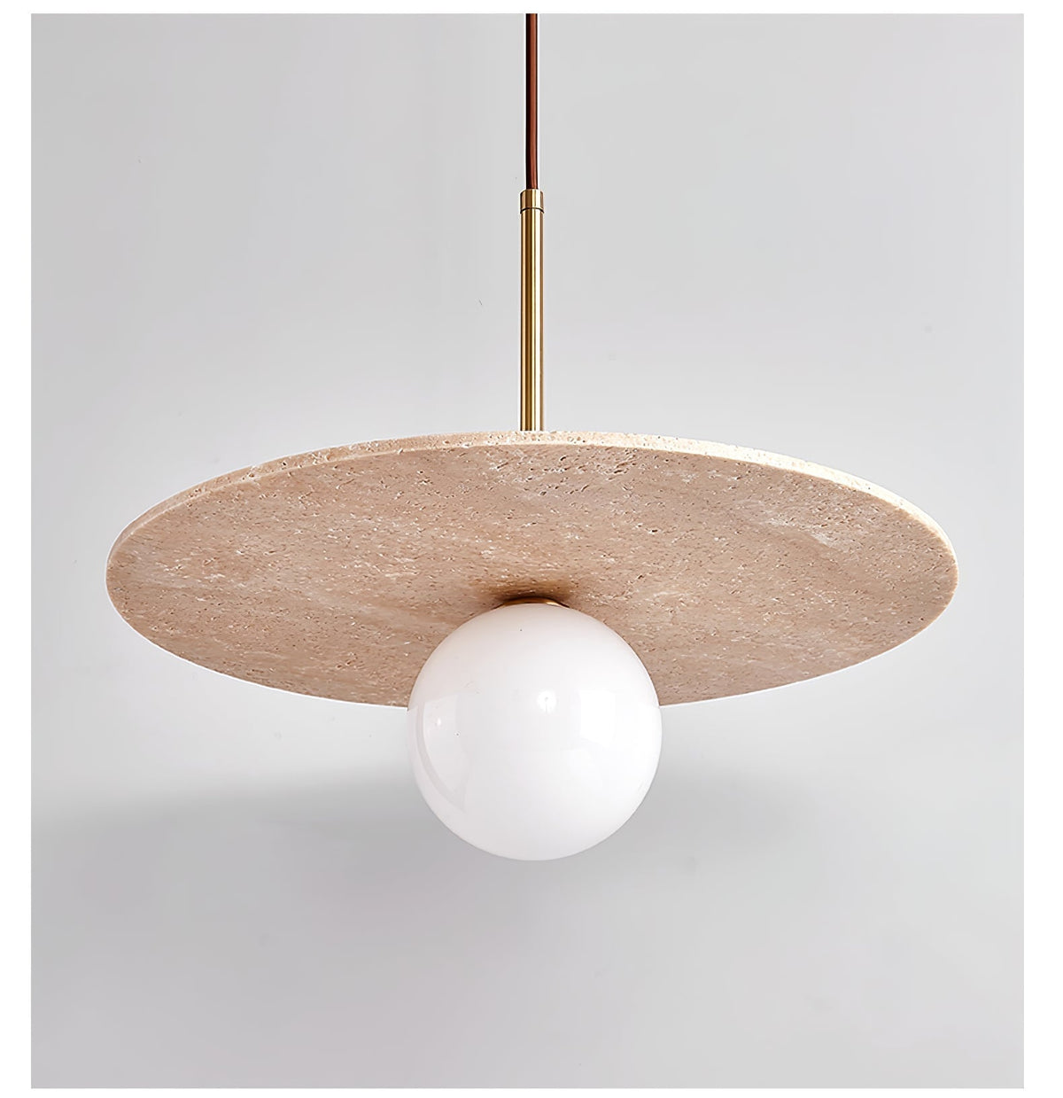 Noreielle Travertine Pendelleuchte