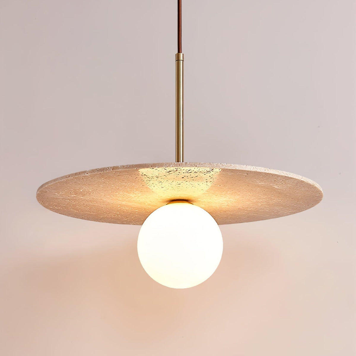 Noreielle Travertine Pendelleuchte