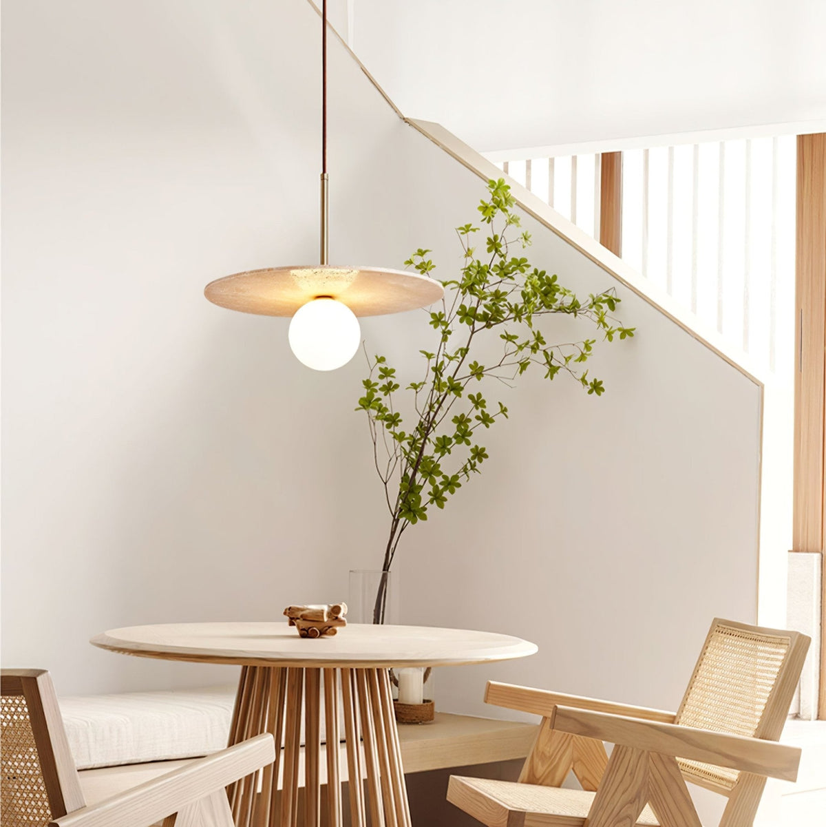 Noreielle Travertine Pendelleuchte