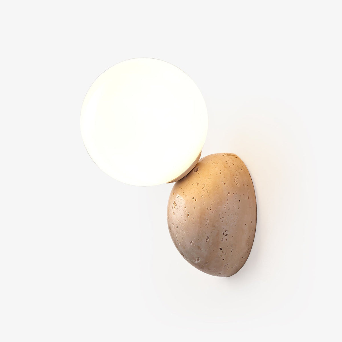 Cethair Travertine-Wandleuchte