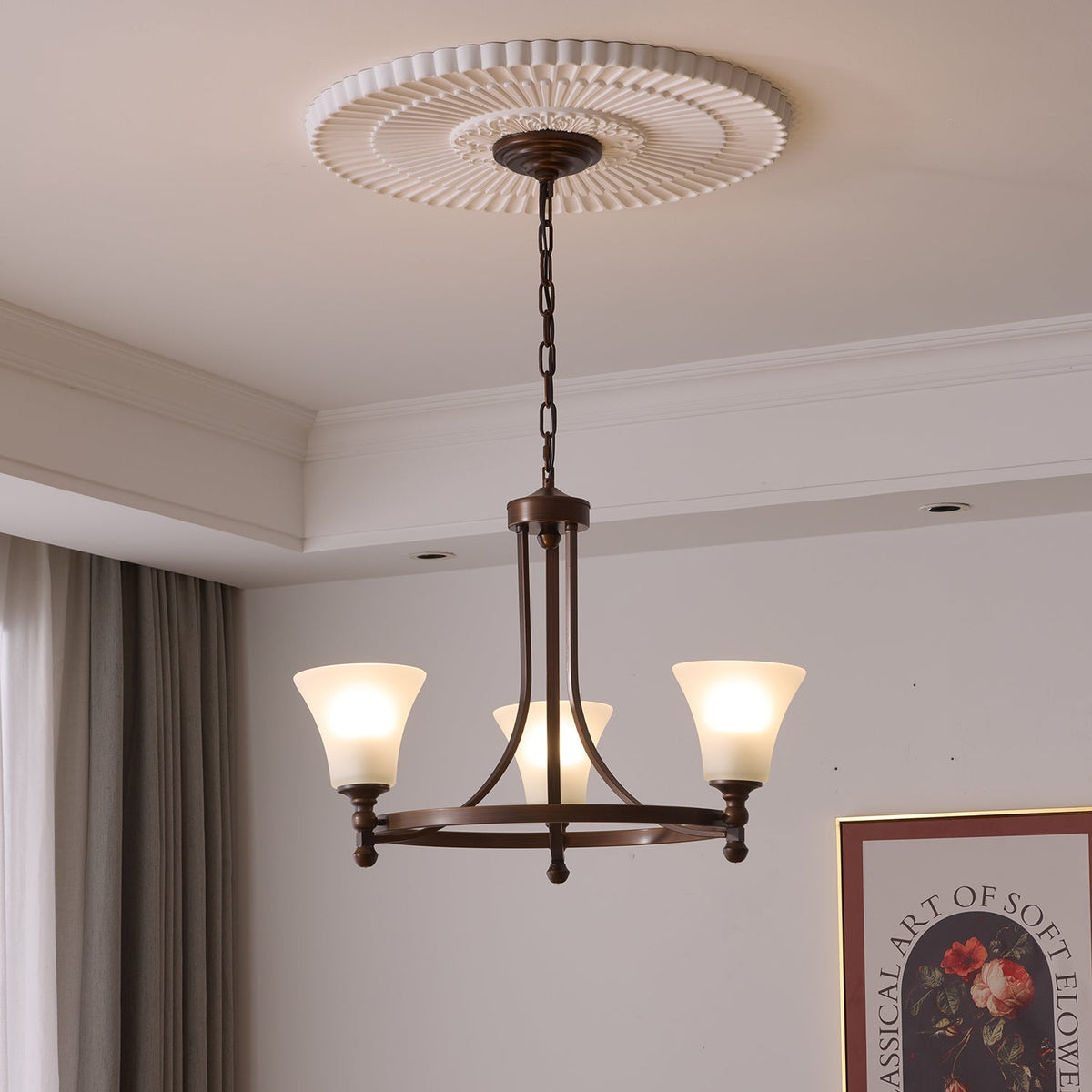 Celestine Kronleuchter Traditionelle Eleganz Vintage Glow