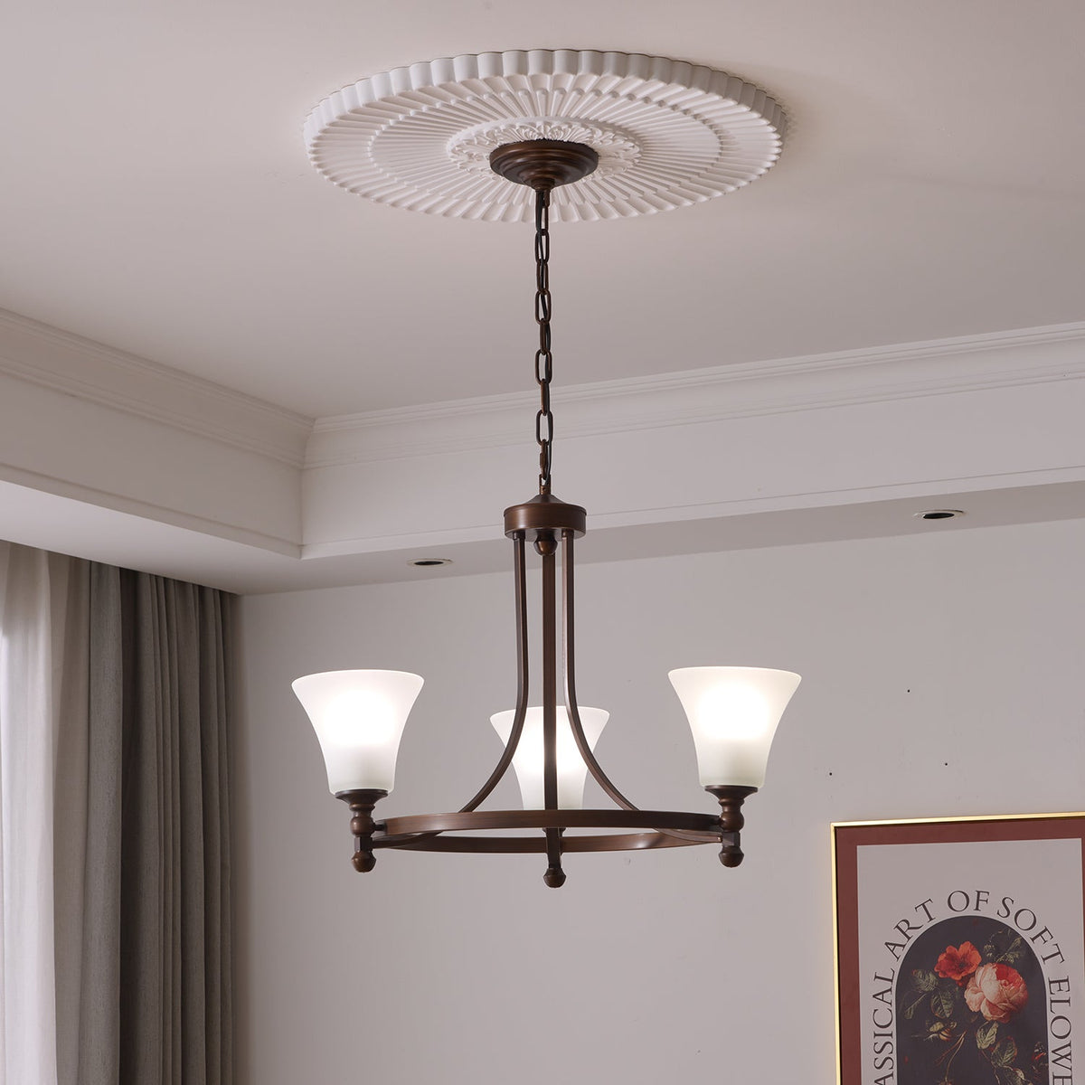 Celestine Kronleuchter Traditionelle Eleganz Vintage Glow