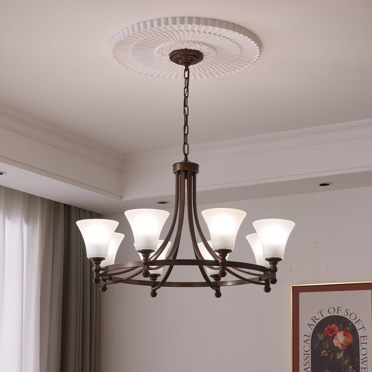 Celestine Kronleuchter Traditionelle Eleganz Vintage Glow