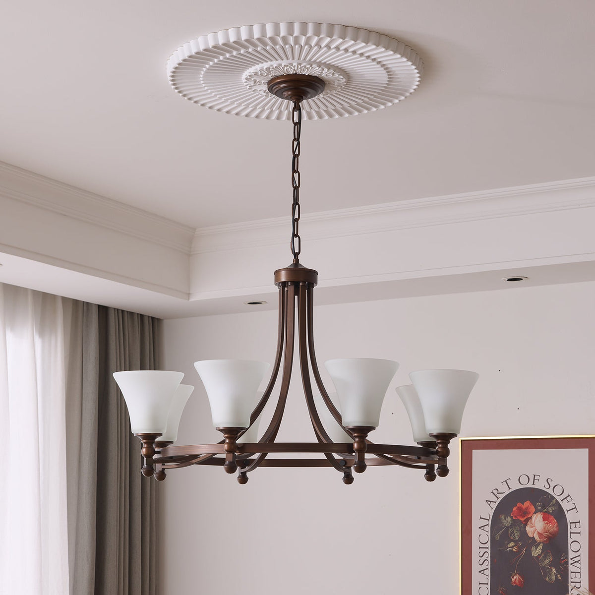 Celestine Kronleuchter Traditionelle Eleganz Vintage Glow