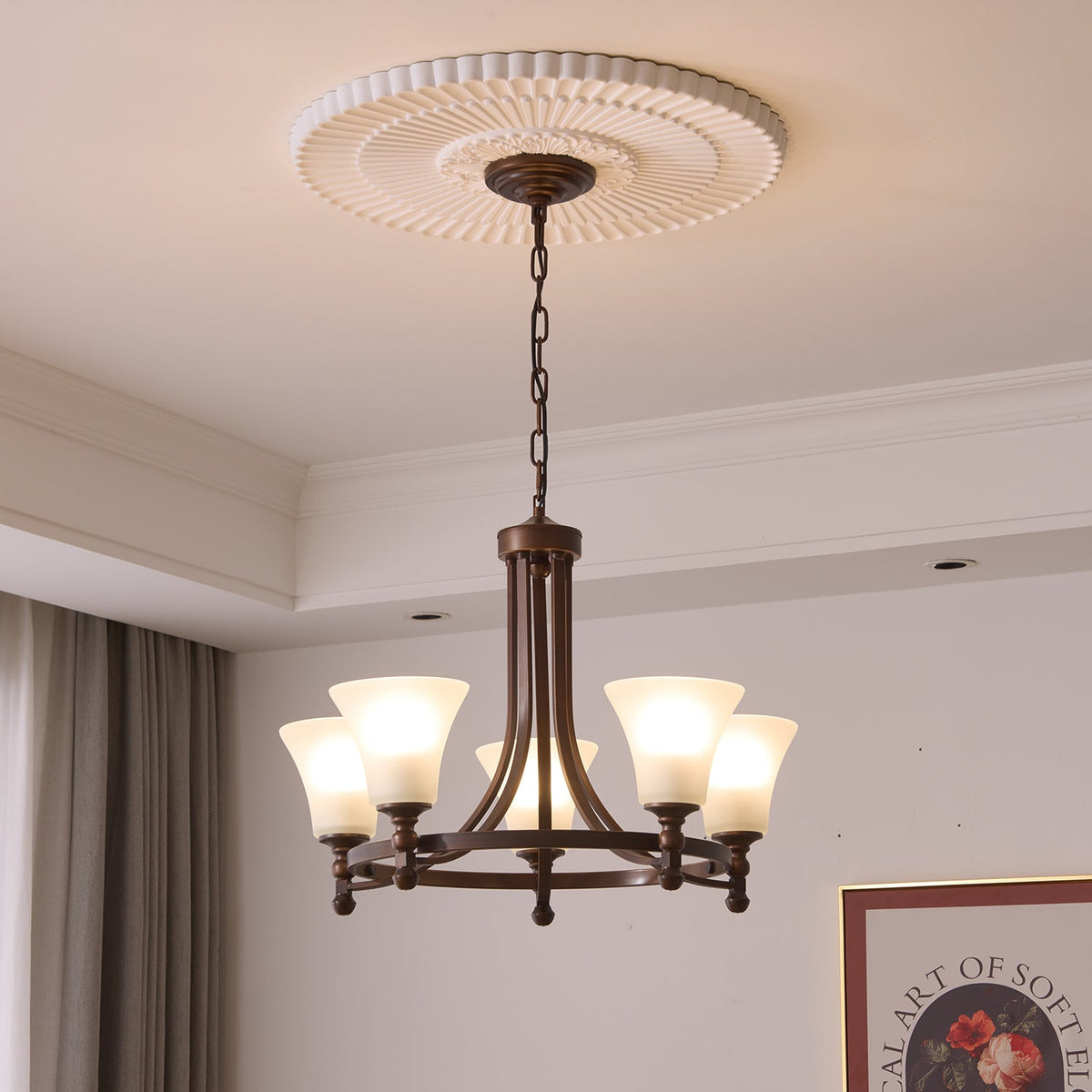 Celestine Kronleuchter Traditionelle Eleganz Vintage Glow