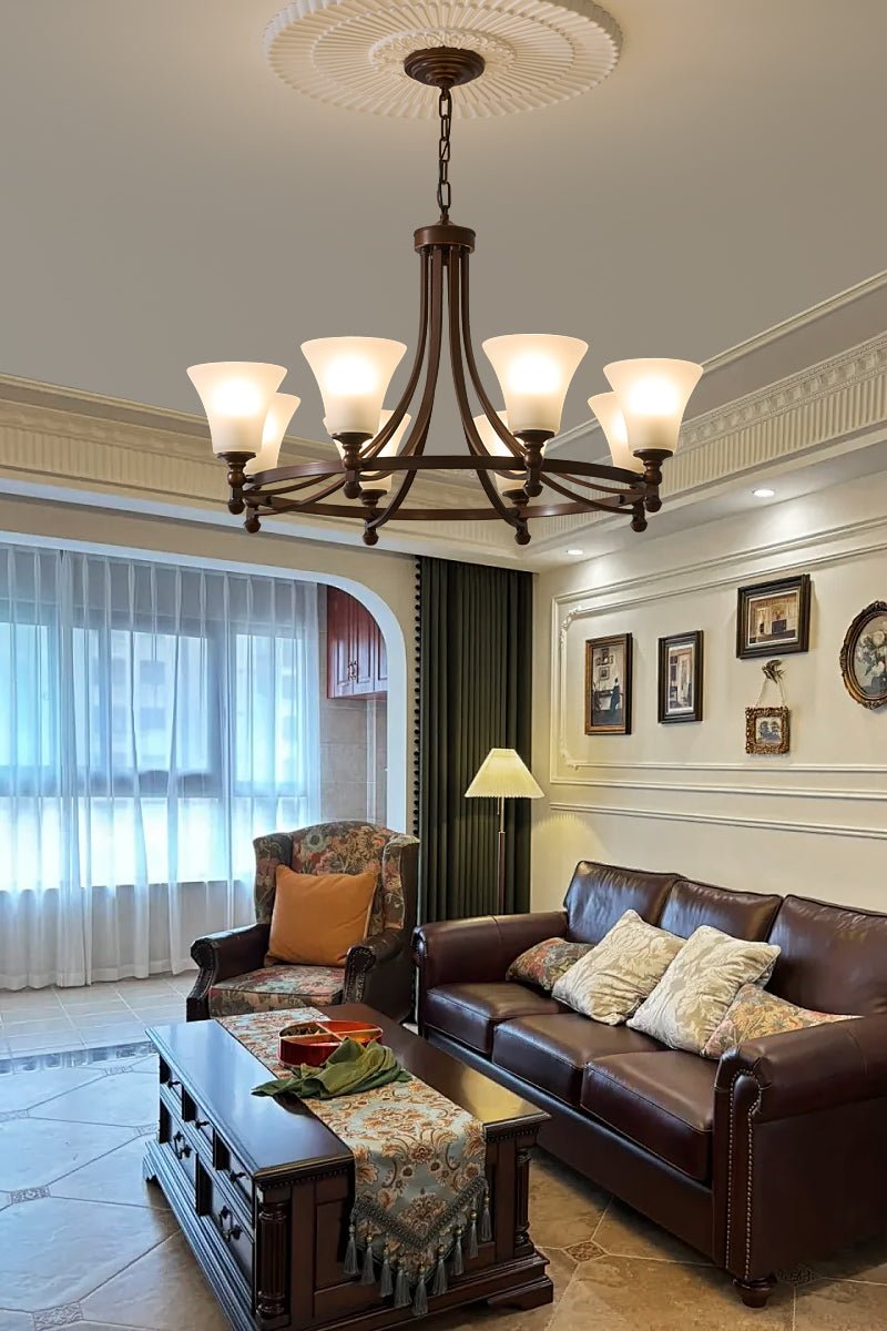 Celestine Kronleuchter Traditionelle Eleganz Vintage Glow