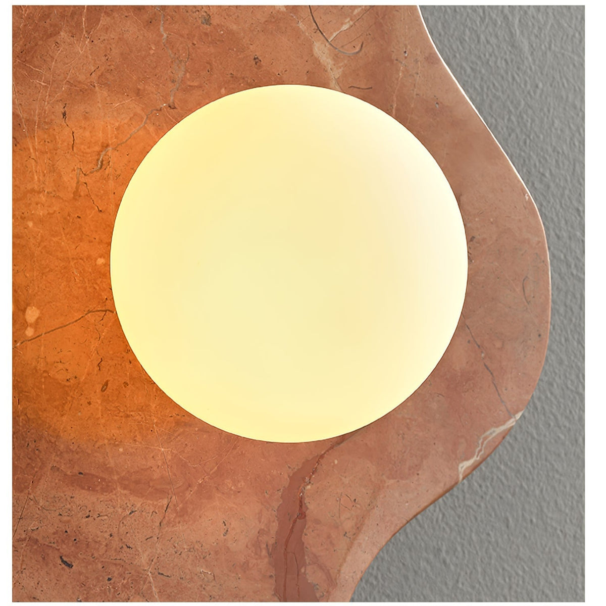 Bloom Rustic Marmor-Wandleuchte