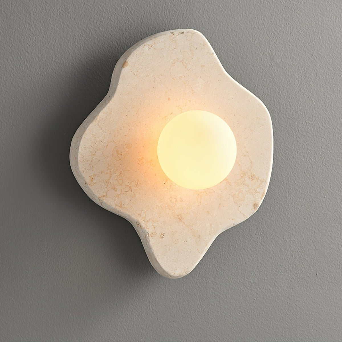 Bloom Rustic Marmor-Wandleuchte