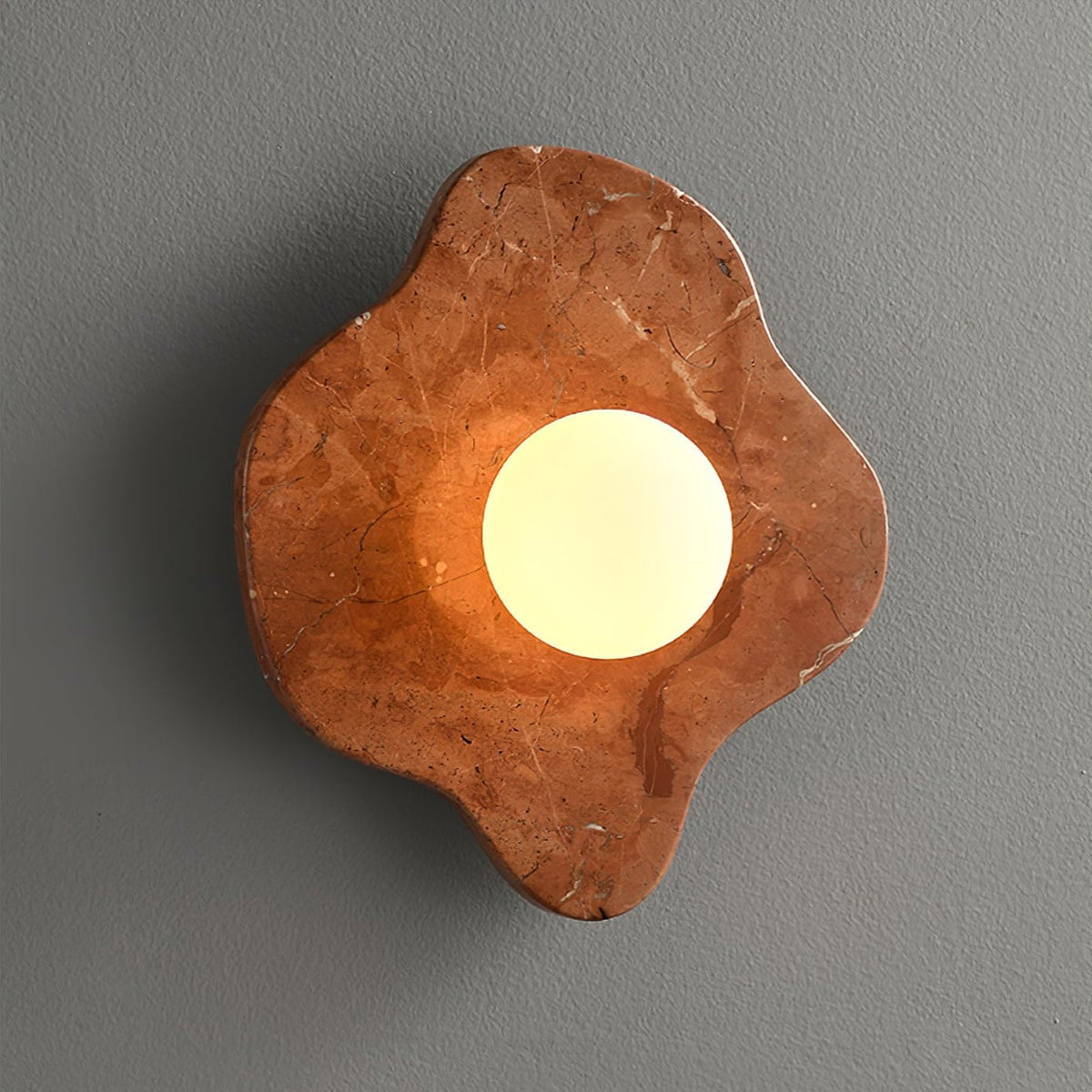Bloom Rustic Marmor-Wandleuchte