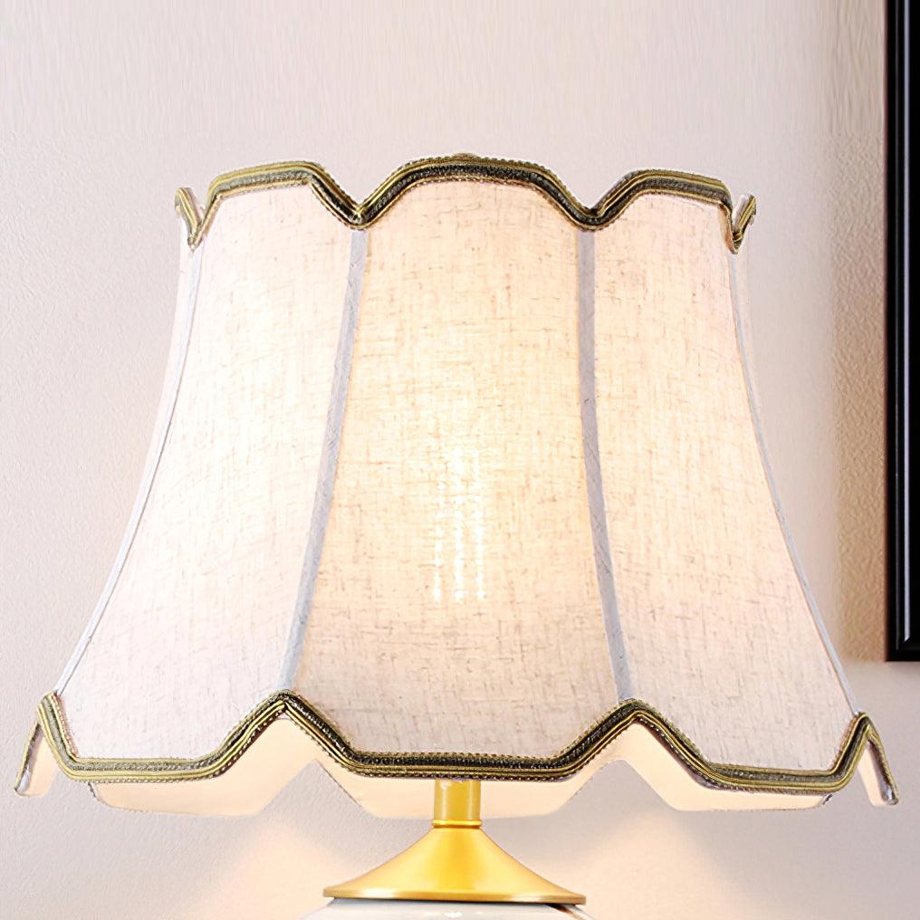 Sparrow Oriental Keramik-Tischlampe