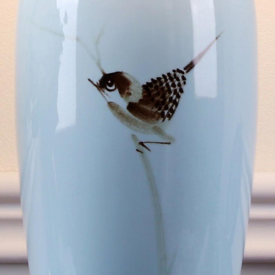 Sparrow Oriental Keramik-Tischlampe