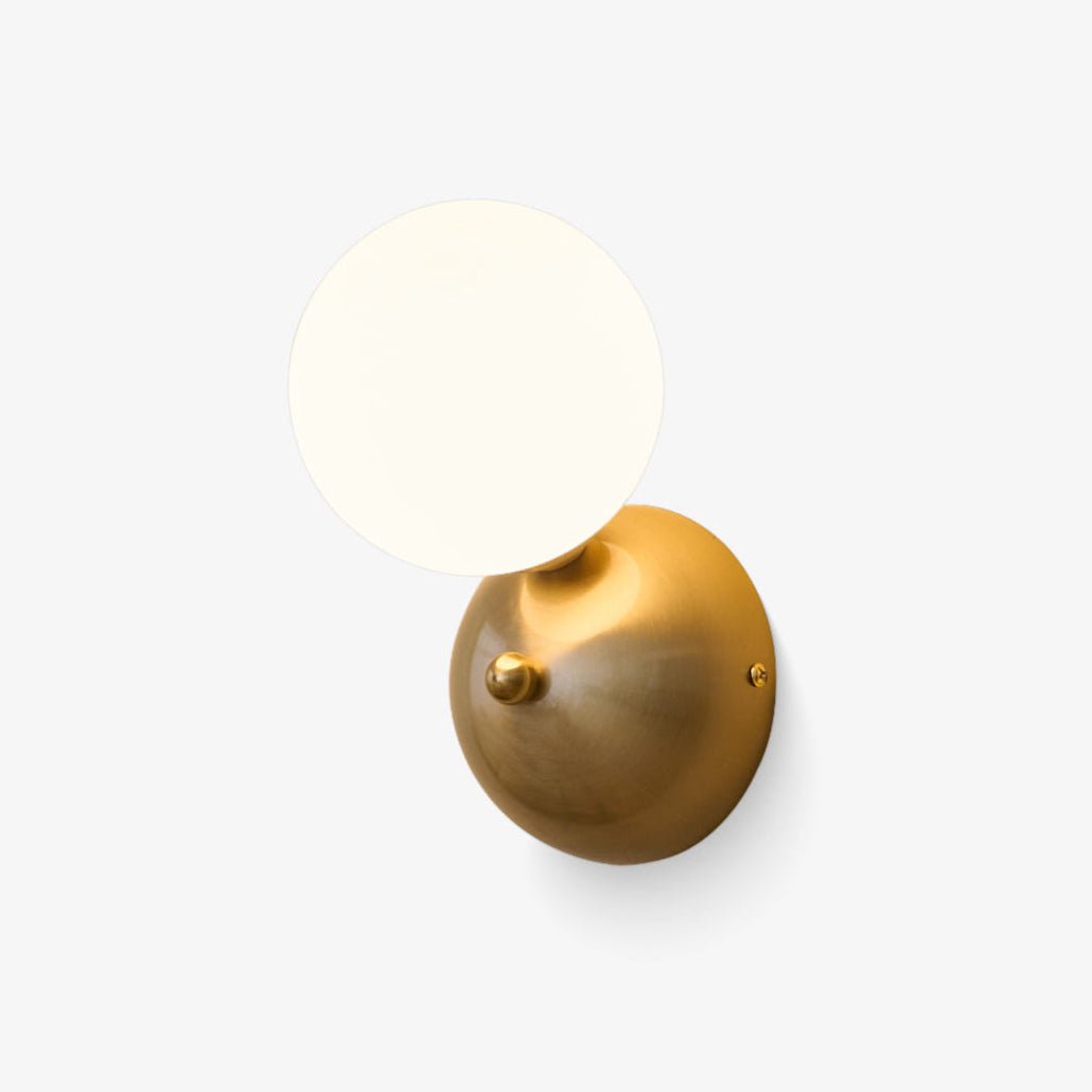 Ordoran zeitgenössische minimalistische Wandleuchte aus Glas