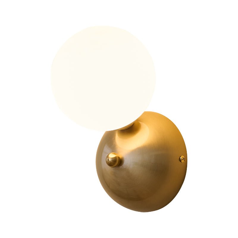 Ordoran zeitgenössische minimalistische Wandleuchte aus Glas
